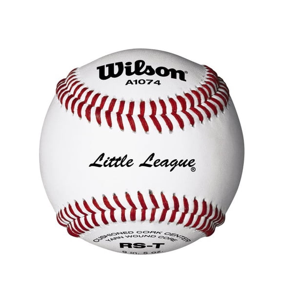 Wilson A1074 Tournament Series Little League Baseballs- White, 1 Dozen Balls