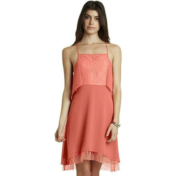 BCBGeneration Layered Square-Neck Short Dress (6)