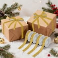 thumbnail image 7 of 5 Rolls Christmas Ribbon 1.5 inch Wide Decorative Ribbon for Gift Wrapping and Holiday Decorations Vibrant Sunflowers, 7 of 7