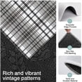 thumbnail image 3 of Black Gray and White Checkered Pattern Kitchen Rugs Sets Of 3,Kitchen Runner Rugs Non Skid Washable,Decorative Kitchen Floor Mats for Kitchen,Sink,Laundry,17"x30"+ 17"x47" + 17"x59", 3 of 6