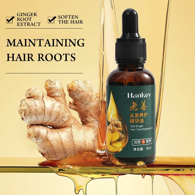 Aceite de Jengibre Ganfancp para El Cuidado Del Cabello 30Ml Líquido Nutritivo Rizogénico