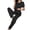 *Black, variant on Binmer Women's Crew Neck Short Sleeve Pajama Set, Casual 2-Piece Loungewear with Long Pants Black,Women's Plus L