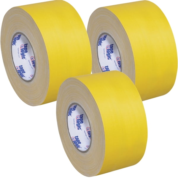 Tape Logic 11 Mil Gaffers Tape Yellow 4" X 60 Yard Roll (3 Pack)