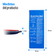 thumbnail image 2 of Colchoneta Bicolor Multiusos Entrenamiento Gym Tayga Azul, 2 of 5
