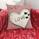thumbnail image 4 of CaiYueKe Valentine's Day Pillow Cover Romantic Couples Gift Linen Look Cushion Case Decorative Throw Pillow for Home Decor Sofa Bedroom Living Room Anniversary Present, 4 of 7