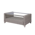 thumbnail image 2 of ACME Greeley 4PC Pack Patio Sofa Set in Gray Fabric & Gray Finish, 2 of 12