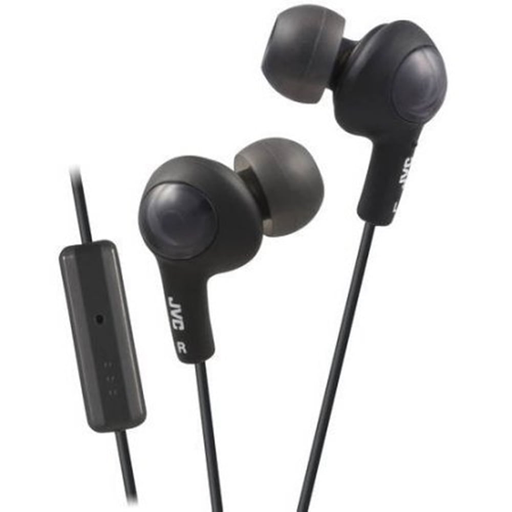 JVC Gummy Plus Inner Ear Headphones with Microphone and Remote
