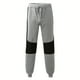 thumbnail image 4 of Pantalones largos de moda para hombre con cordón, cintura elástica, color sólido, pantalones casuales largos de chándal, pantalones para hombre, 4 of 6
