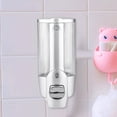 thumbnail image 3 of Dispensador de jabón y champú para baño de pared de 350 ml, 2 unidades de 350 ml, bomba de loción líquida, 3 of 9