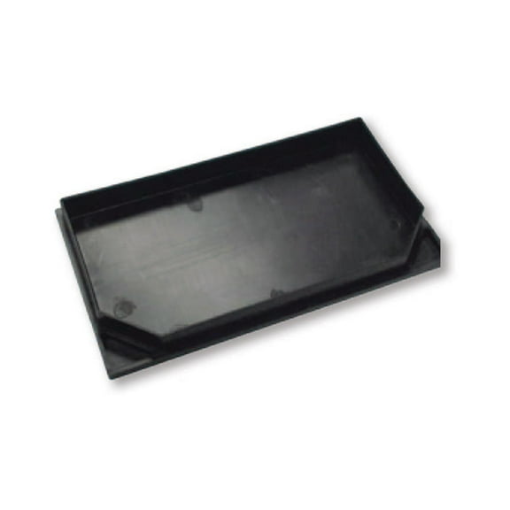 7" Super Gutter End Cap - Black