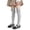 Grey, variant on Girls Bow Knee High Socks Vertical Ribbed Cotton Long Stockings Soft Stretchy School Uniform Socks for Kids Daily Wear Party Dressy Outfits(3-8 Years,Pink)