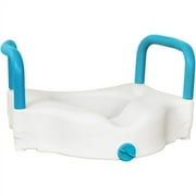 AquaSense 3-Way Raised Toilet Seat, White, 4"
