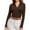 *Coffee, variant on Long Sleeve V Neck Shirts For Womens,Lightweight Fall Blouse,Casual Tunic Tops Beige,Womens Plus M