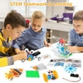 thumbnail image 5 of Rirool STEM Robotics Kit 6-in-1, Science Experiments for Kids Ages 6-12 Year Old, Building Toys with Reptile Robot, Balance Car, Bubble Machine, Gift for Boys & Girls, 5 of 7