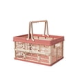 thumbnail image 2 of Cesta De Almacenamiento Portátil Cesta de almacenamiento plegable de plástico rosa,organizador apilable para el hogar,la oficina,picnics y compras (1 pieza) Rkxzt, 2 of 8