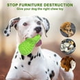 thumbnail image 6 of PcEoTllar Dog Toy for Aggressive Chewer Large Medium indestructible Super Chew Dog Toys Squeaky Dog, Tough Non-Toxic Natural Rubber Durable Beef Flavor Dog Chew Toys, Green, 6 of 9