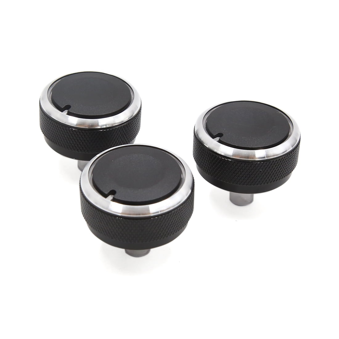 3Pcs Black Air Conditioning Heater Panel Control Switch Knob for 5