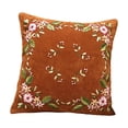 thumbnail image 2 of Kit de bordado para funda de almohada, funda de almohada decorativa, bricolaje, hecho a mano, elegante, costura Café, 2 of 9