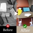 thumbnail image 4 of Car Backseat Organizer with 2 Dual Cup Holders, Tissue Box & Storage Compartments, Multi-Function Car Seat Storage with Hooks for Ultimate Travel Convenience(Apricot), 4 of 8