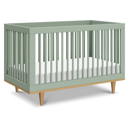 daVinci Marley 3-In-1 Convertible Crib in Light Sage and Honey