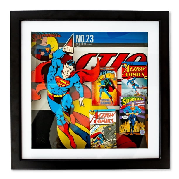 Expositor mural 3D Shadow Box DC Comics Superman #23