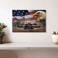 thumbnail image 2 of Elephant Stock In God We Trust Wall Art - Horizontal Canvas Wall Art - Living Room Wall Decor - Our America Canvas - Gray And Brown Decor - 12" x 8", 2 of 8