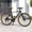 Black, variant on ModFusion 700C Aluminum Alloy City Hybrid Bike, 7-Speed Shimano, White Frame with Yellow-Rimmed Tires, Fully Assembled