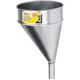thumbnail image 1 of Lumax LX-1706 Silver 6 Quart Offset Galvanized Funnel with Screen, 1 of 1