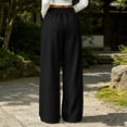 thumbnail image 5 of Luvrsol Sweat Pants for Womens Wide Leg Lounge Pants Deep Side Pockets Breathable Workout Bottoms S-2XL, 5 of 8