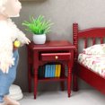 thumbnail image 3 of icolorfuled Vintage Wooden Bedside Table: Mini Nightstand Furniture, 3 of 6