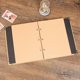 thumbnail image 4 of Photo Scrapbook Hand-Made Album for Storage Vintage Khaki Craft Paper, 4 of 5