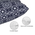 thumbnail image 5 of Salouo Geometry Flower Pattern Pillow Cases,1PC Pillow Covers with Envelope Closure Decorative Pillow Case for Bed Couch,Pillows Not Included-16"x24", 5 of 6