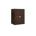thumbnail image 2 of 6 Door High Surface Mounted 4C Horizontal Parcel Locker with 1 Parcel Locker in Bronze with Private Access, 2 of 4