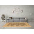 thumbnail image 3 of Ahgly Company Indoor Round Oriental Brown Traditional Area Rugs, 4' Round, 3 of 4