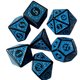 thumbnail image 3 of Juego 7 Dados Poliédricos Numéricos Acrílicos para Reunión Familiar () Azul, 3 of 4