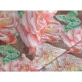 thumbnail image 3 of Ambesonne Vintage Rose Quilted Coverlet 3 Pcs, Boho Garden Flowers, Queen Size, Sea Green Pastel Pink, 3 of 4