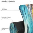 thumbnail image 4 of Faucet Mat for Kitchen Sink 15'' Sink Splash Guard Mat Super Absorbent Fast Drying Drain Pad Whales Fishes Corals, 4 of 9