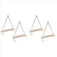 thumbnail image 1 of Estante Colgante de Pared, Estantes Boho con Estante de Madera, Estante de Macramé Hecho una Mano de 4 Piezas para Colgar Plantas y Decoración, 1 of 5