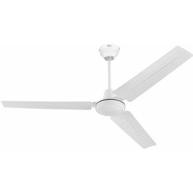 Hampton Bay Hugger 52 In White Ceiling Fan With Light Walmart Com