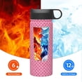 thumbnail image 6 of Yiaed Fish Scales Print Water Bottle with Straw Lid, Stainless Steel Double Wall Insulated Water Bottle | Leak-Proof and Spill-Proof Water Bottle, 6 of 8