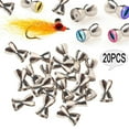thumbnail image 6 of Colaxi 20 Pieces Fly Tying Beads Dumbbell Eyes Tying Beads Easy to Use Coloured Bead Crafts Lure Accessories DIY Fly Tying Materials 4.9mmx7.4mm, 6 of 10