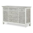 thumbnail image 2 of Sea Wind Florida Islamorada Wood Dresser with 6 Drawers in Gray/White, 2 of 5