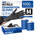 thumbnail image 1 of Guantes de nitrilo Supmedic, serie SKF, 3.5 mil, negros, medianos, 1000 unidades, 1 of 9