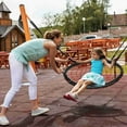 thumbnail image 3 of Costway 40'' Spider Web Tree Swing Set w/ Adjustable Hanging Ropes Kids Play Set Orange, 3 of 10