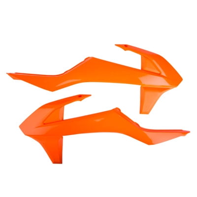 Polisport Radiator Scoops 16 KTM Orange for KTM 250 XC-W i (Fuel Injected) 2018