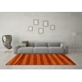 thumbnail image 3 of Ahgly Company Machine Washable Indoor Rectangle Abstract Yellow Modern Area Rugs, 7' x 10', 3 of 4