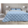 thumbnail image 1 of Winter Comforter & Sham Bedding Set, Little Snowflakes Falling from the Sky December New Year`s Eve Blizzard, 3 pcs Duvet Set Microfiber Filling Quilt, 5 Sizes, Blue White, by Ambesonne, 1 of 4