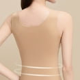 thumbnail image 7 of QLEICOM Undershirts for Women,Womens Tank Tops,Womens Tank Top Shapewear Tummy Control Slimming Camisole Tops with Bras for Women Seamless Cami Body Shaper Crew Neck, 7 of 7