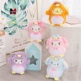 thumbnail image 3 of Anime Kawaii Sanrio Series helloed a kitty My melody Kuromi Cinnamorol muñecos de peluche transformados en lindo pingüino juguetes para niños regalos, 3 of 4