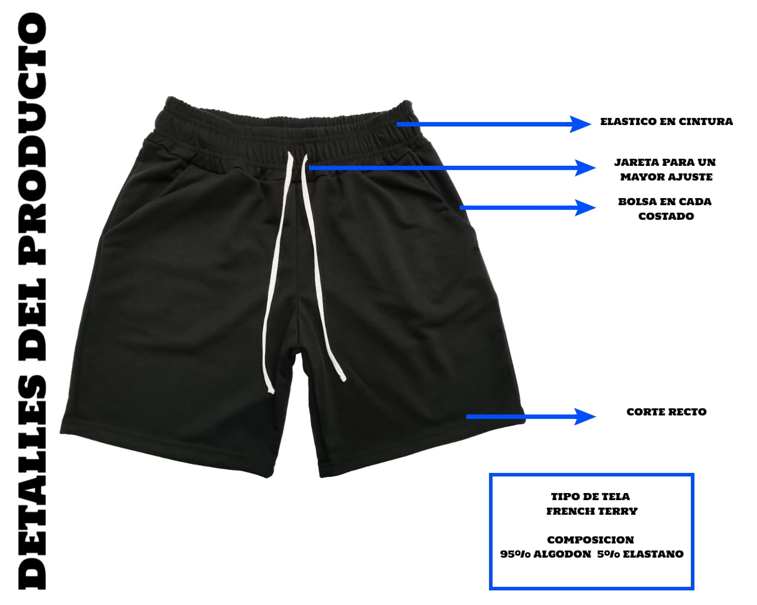 Short Bermuda Para Hombre De Algodon Walmart en linea